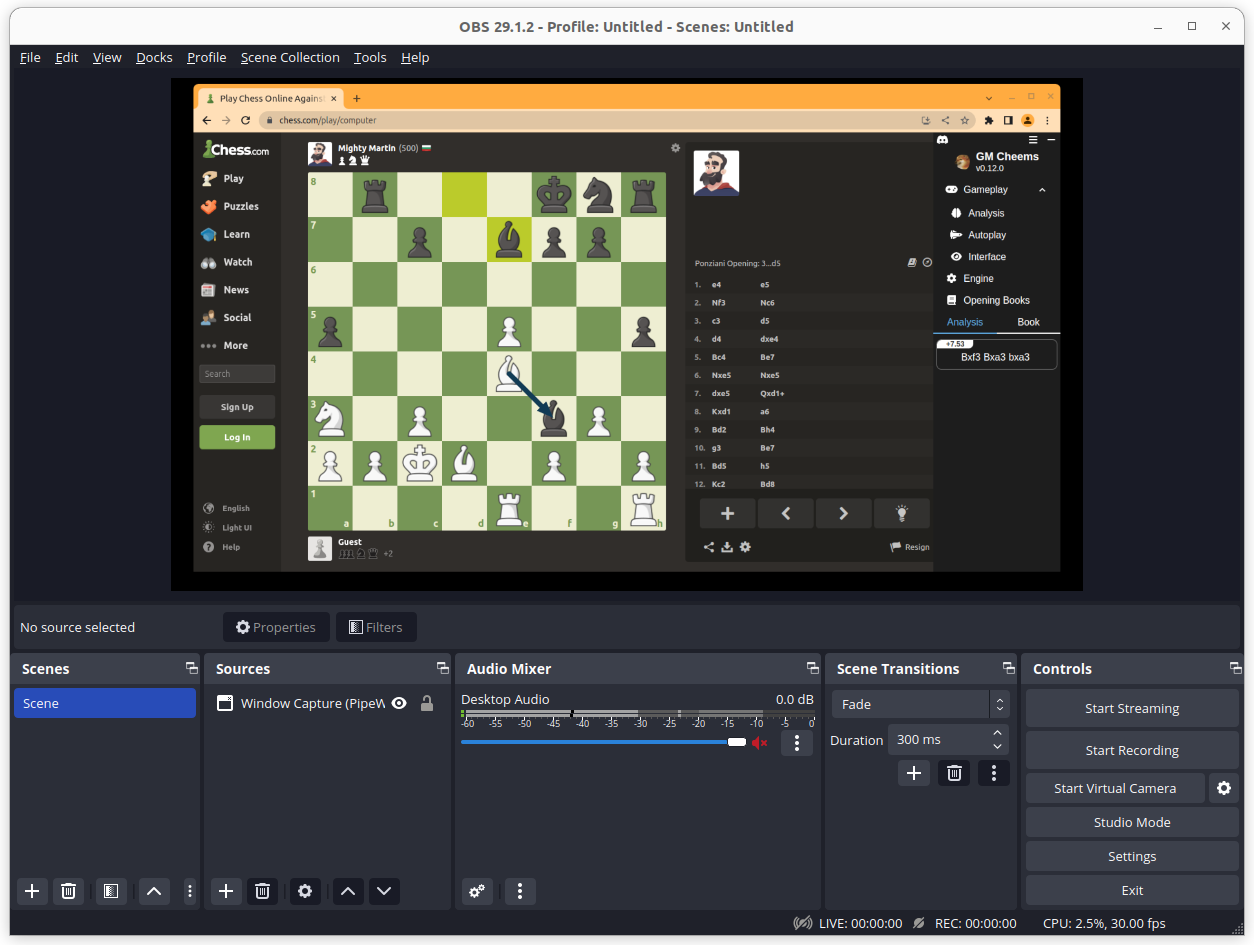 Elo Climbing  GM Cheems - Top Tier Chess.com Assist Chrome Extension